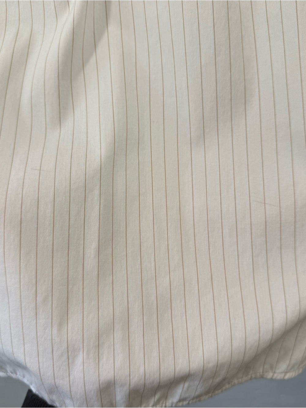 Lafayette 148 Pinstripe Button Down Untucked Size M - Picture 7 of 7